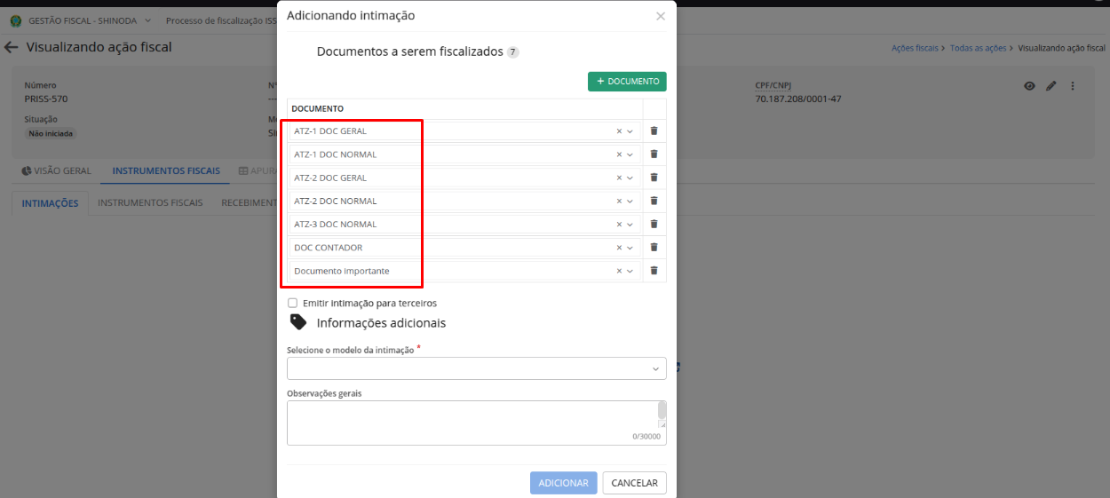 executando